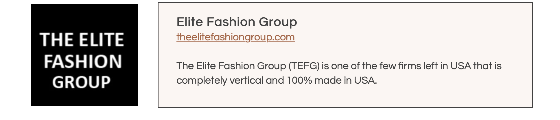 The Fashion Group