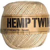 Waxed Hemp Twine - Waxed Hemp String 1 mm
